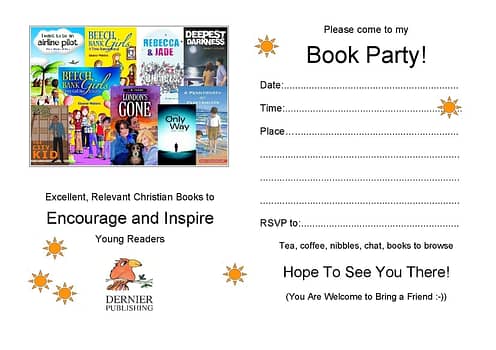 Dernier Publishing book party invite