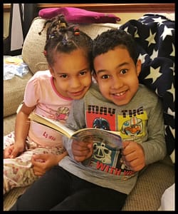 children reading