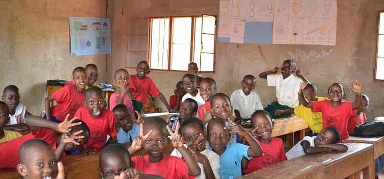 Children at Star School, Kigali