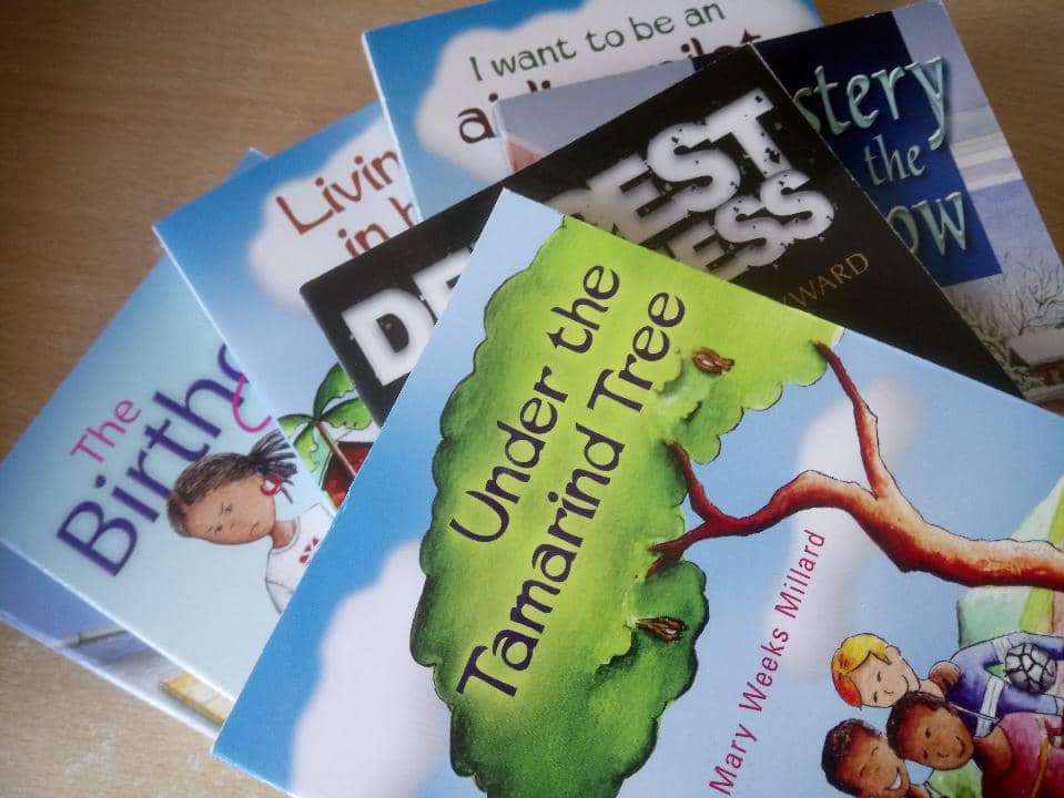 Selection of books for 8-11s from Dernier Publishing